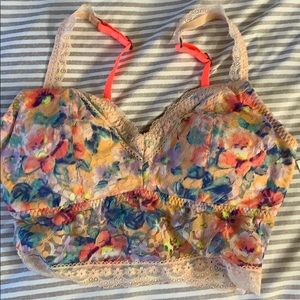 *NEW* Gilly Hicks Floral Bralette L